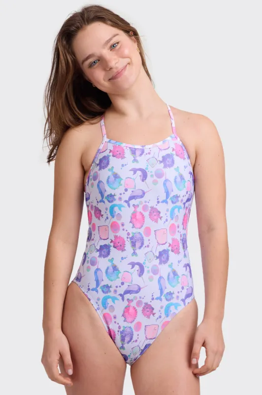 Brandon One Piece Swimsuit - Ocean Friends sold by Jolyn