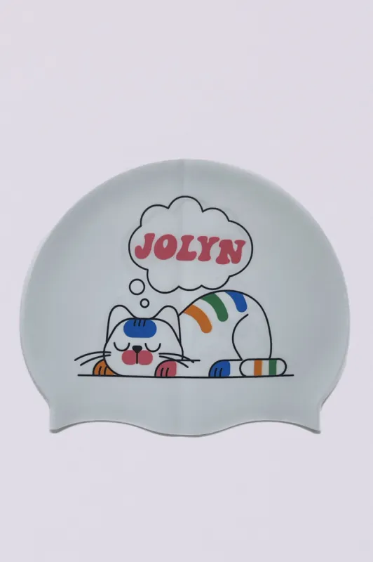 Silicone Swim Cap - Sleepycat sold by Jolyn