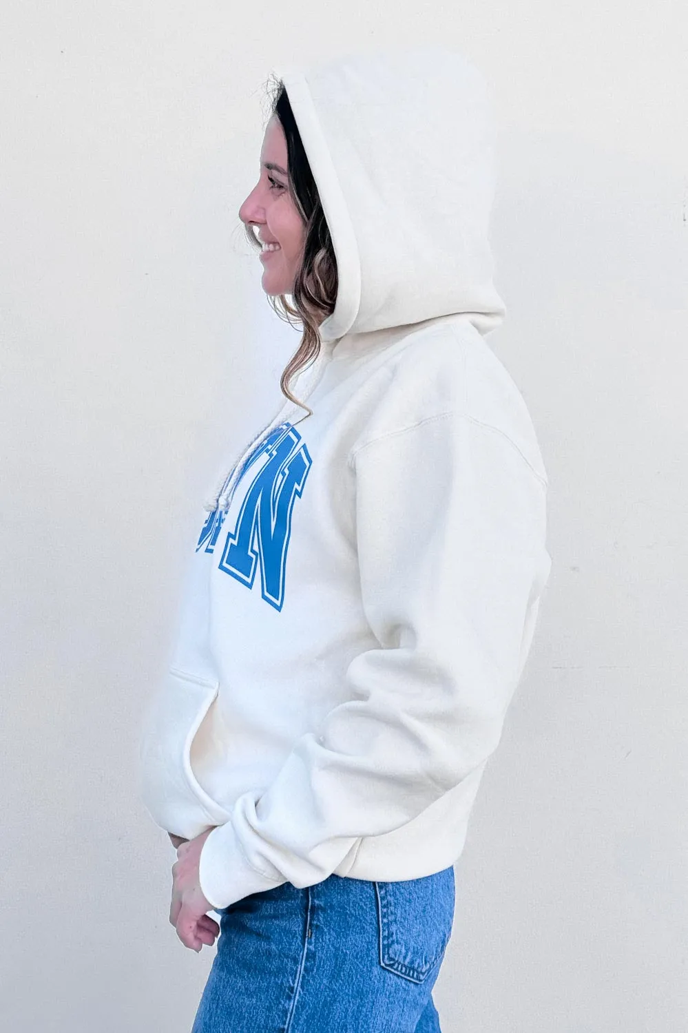 Raine Hoodie - Oatmeal Logo sold by Jolyn product image thumbnail 3