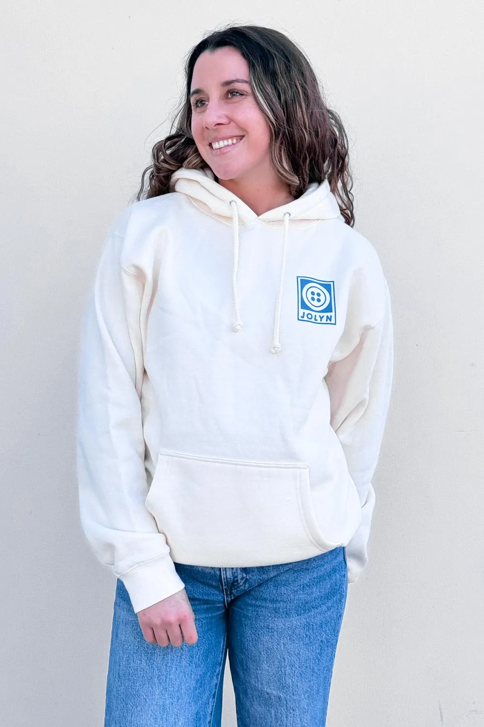 Raine Hoodie - Oatmeal Button sold by Jolyn product image thumbnail 5