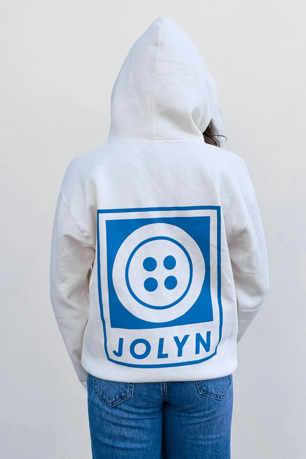 Raine Hoodie - Oatmeal Button sold by Jolyn