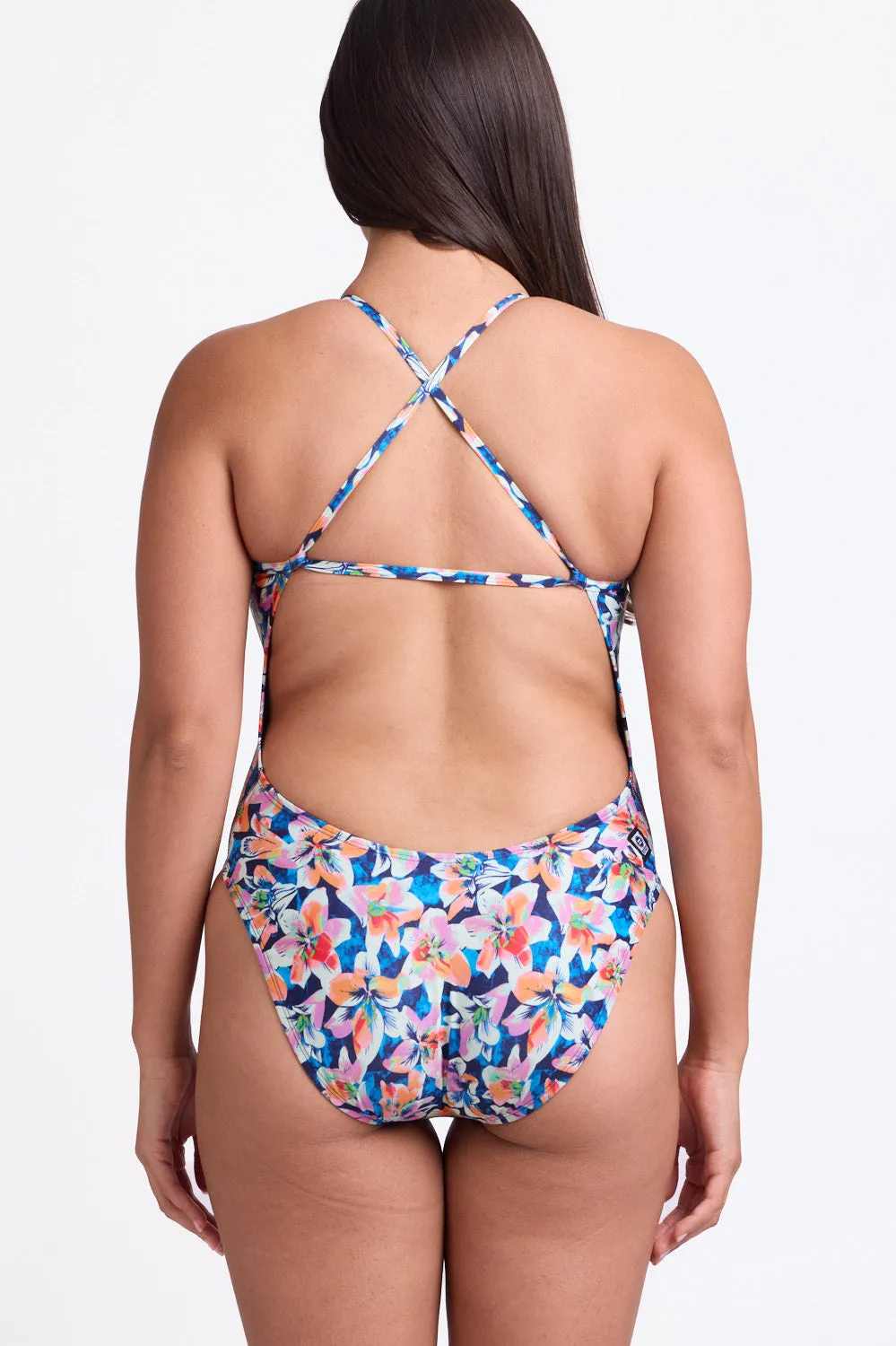 Brandon 2 Swim Onesie - Lilies sold by Jolyn product image thumbnail 2