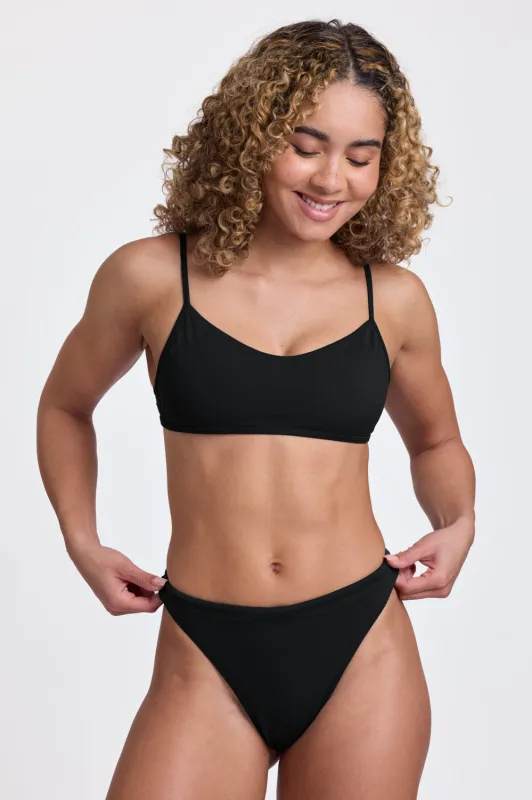 Ava Bikini Bottom - Black sold by Jolyn