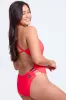 Julian One Piece Swimsuit - Strawberry Contrast sold by Jolyn