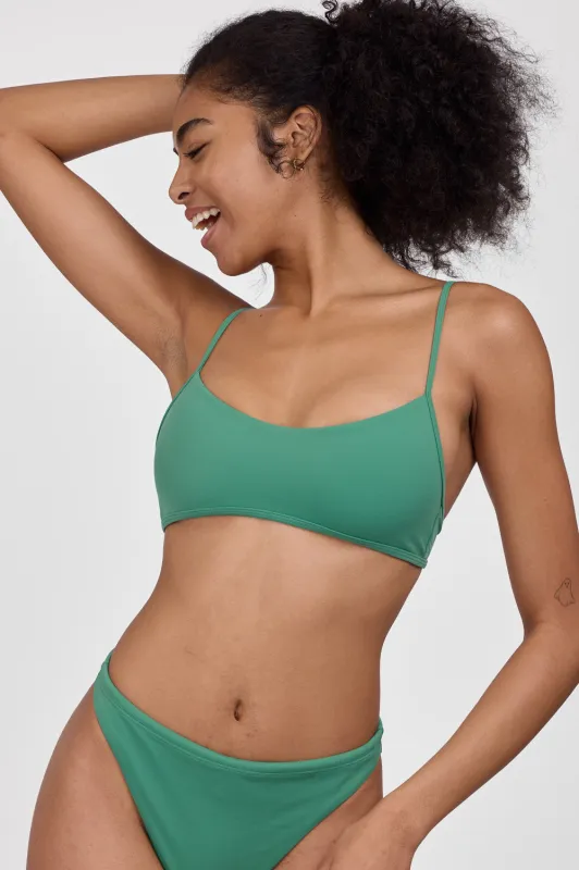 Hikari Bikini Top - Kale sold by Jolyn