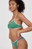 Amanda Bikini Top - Kale & White sold by Jolyn