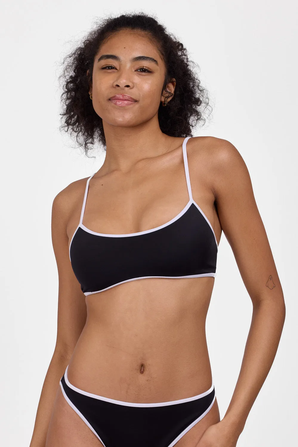 Amanda Bikini Top - Black & White sold by Jolyn