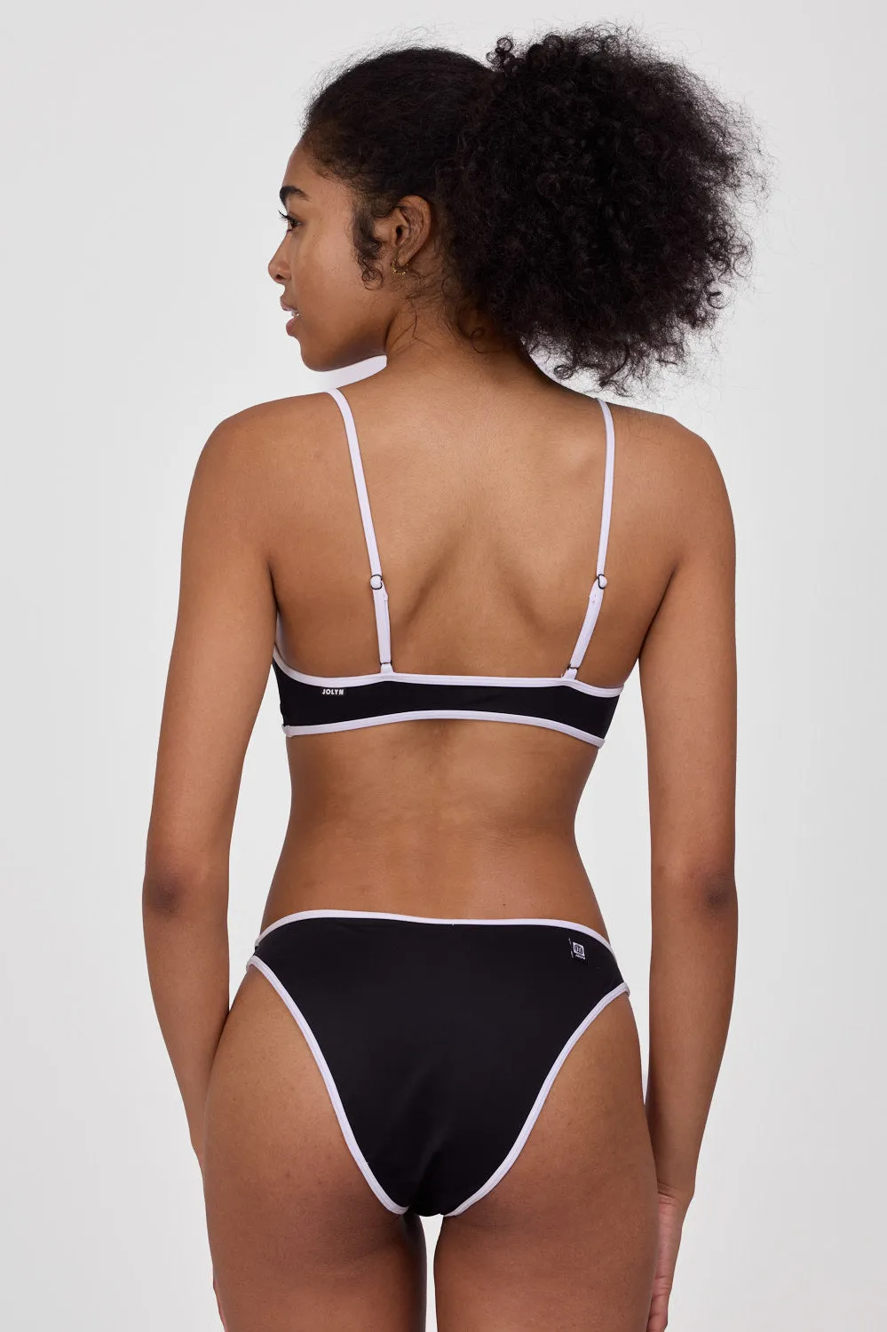 Dina Bikini Bottom - Black & White sold by Jolyn product image thumbnail 2