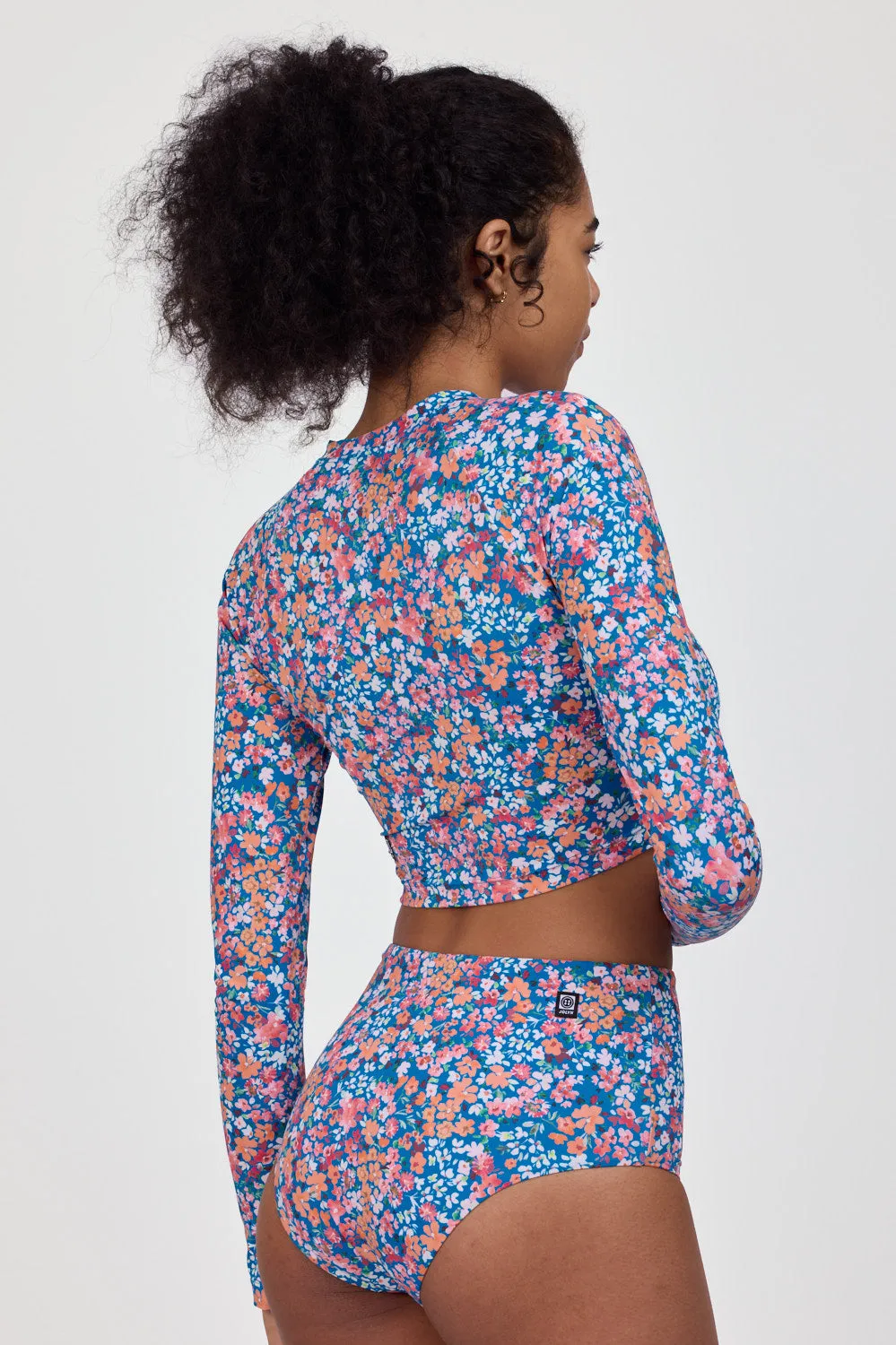 Moana Long Sleeve Cropped Rashguard - Pearla sold by Jolyn product image thumbnail 4