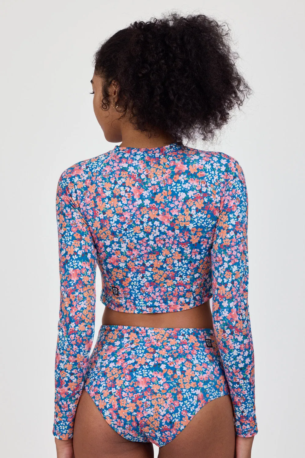 Moana Long Sleeve Cropped Rashguard - Pearla sold by Jolyn product image thumbnail 2