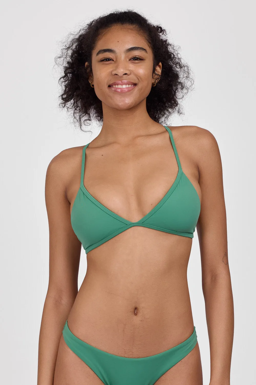 Lily Bikini Top - Kale sold by Jolyn product image thumbnail 4