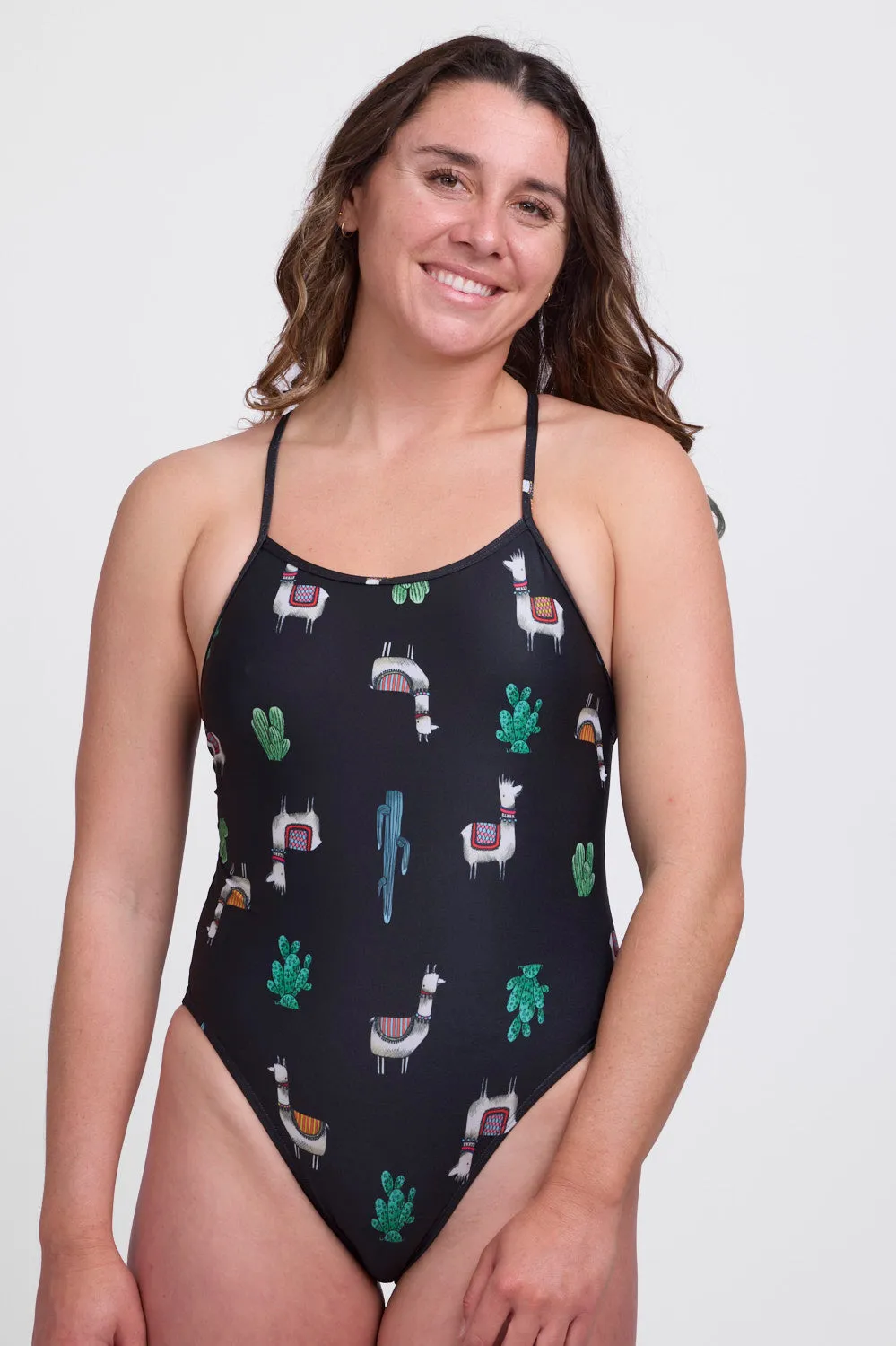 Perry One Piece Swimsuit - Llamarama sold by Jolyn product image thumbnail 4