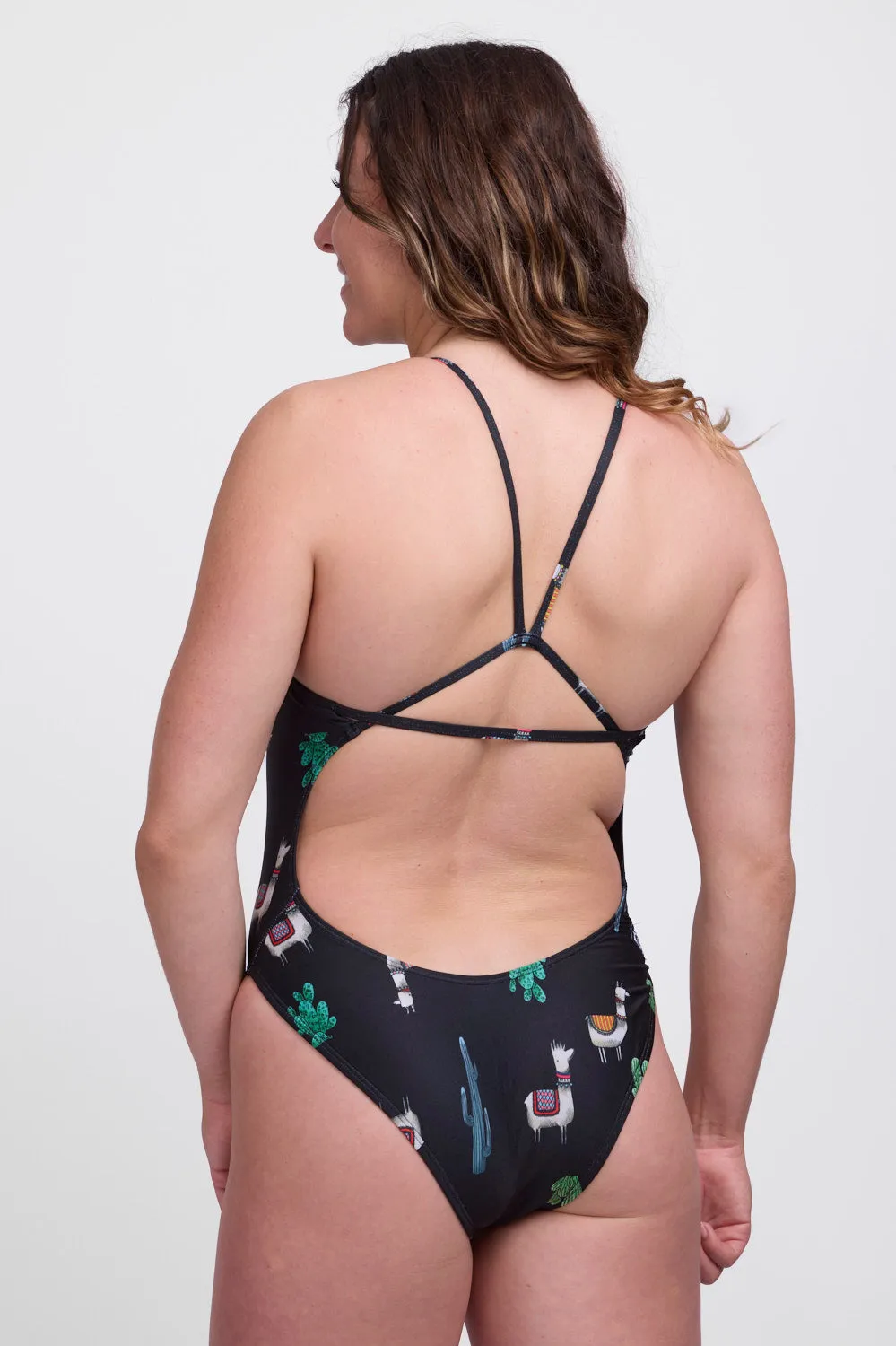 Perry One Piece Swimsuit - Llamarama sold by Jolyn product image thumbnail 2