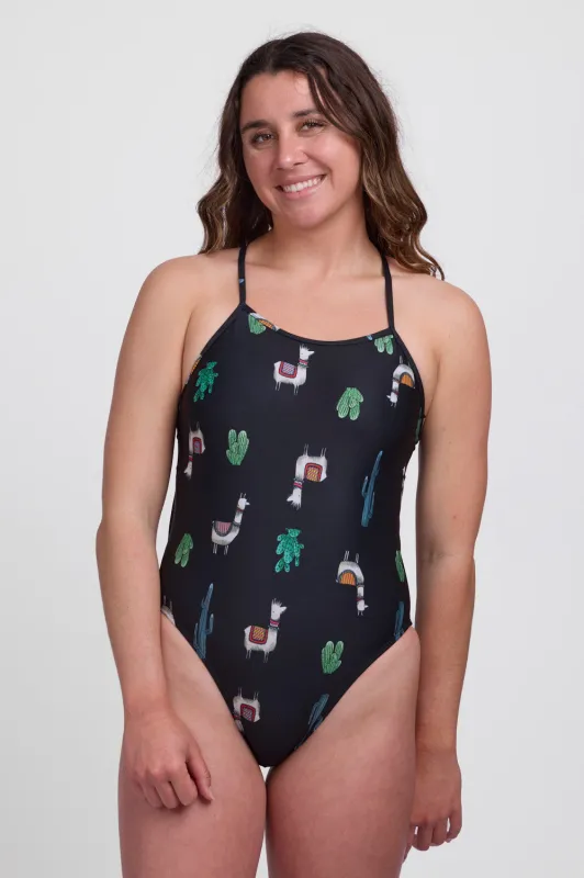 Jackson One Piece Swimsuit - Llamarama sold by Jolyn