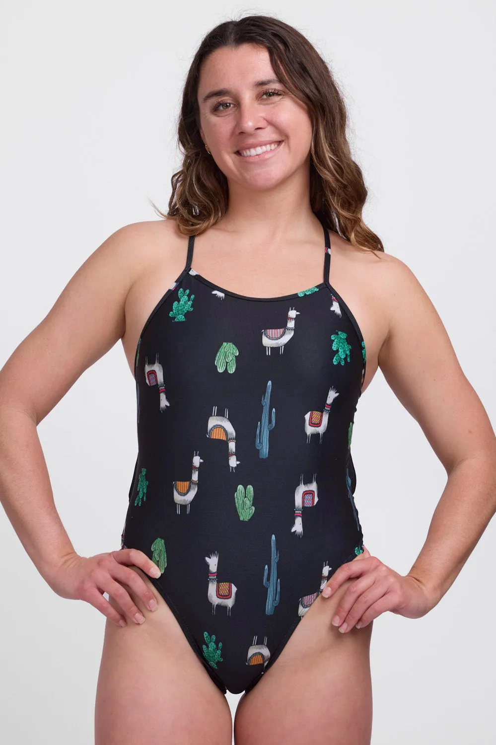 Julian One Piece Swimsuit - Llamarama sold by Jolyn product image thumbnail 4