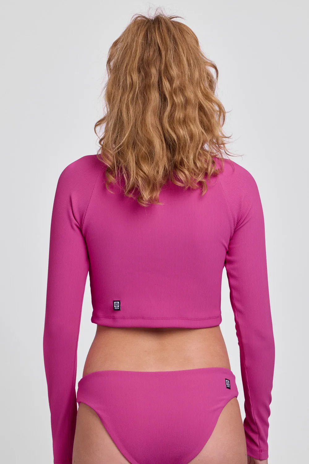 Moana Long Sleeve Cropped Rashie - Punch sold by Jolyn product image thumbnail 3