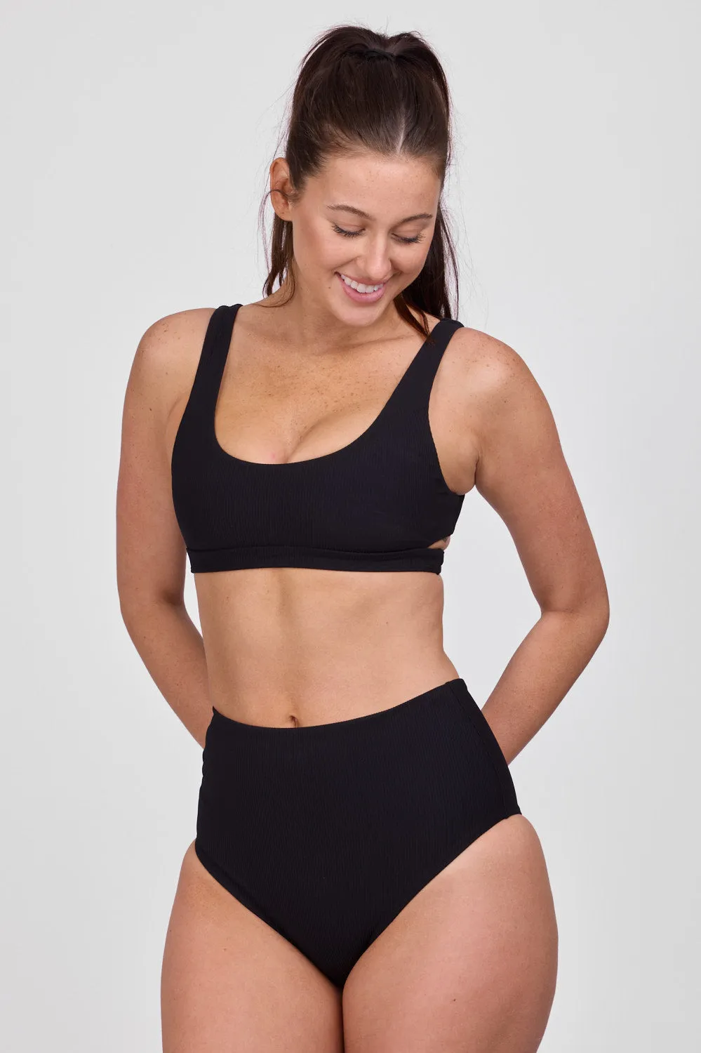 Janna Bikini Bottom - Black sold by Jolyn