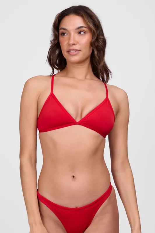 Victoria Bikini Top - Red sold by Jolyn