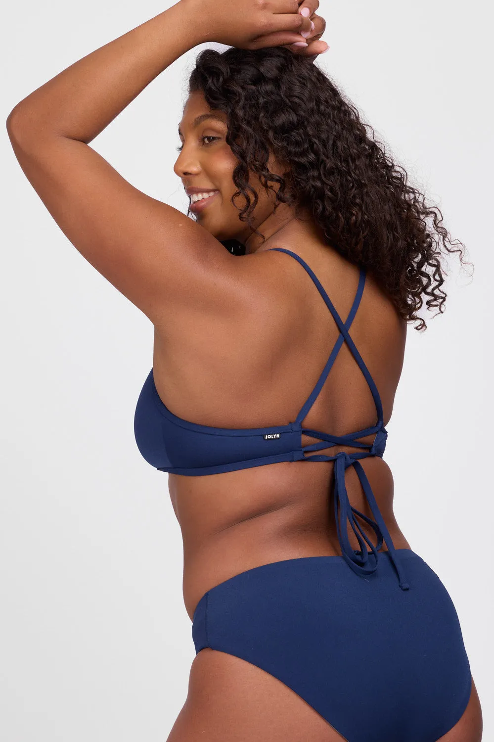 Ruth Bikini Top - Navy sold by Jolyn product image thumbnail 3