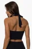 Honolua Halter Sports Bra - Black sold by Jolyn