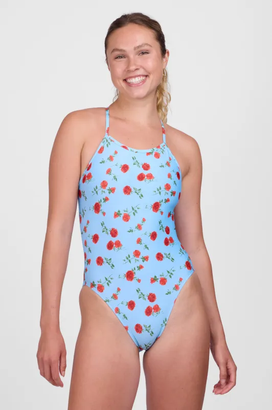 Brandon One Piece Swimsuit - Wild Rose sold by Jolyn