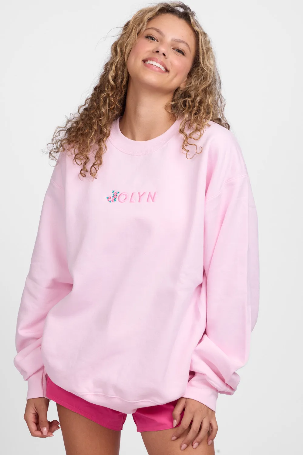 Roxanne Oversized Fleece Crewneck - Gloria sold by Jolyn product image thumbnail 4