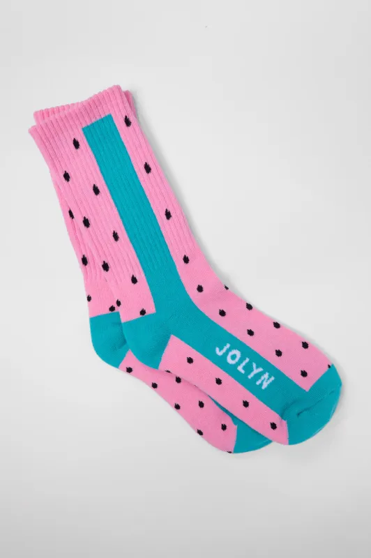 Crew Socks - Watermelon sold by Jolyn