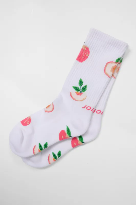 Crew Socks - Peaches sold by Jolyn
