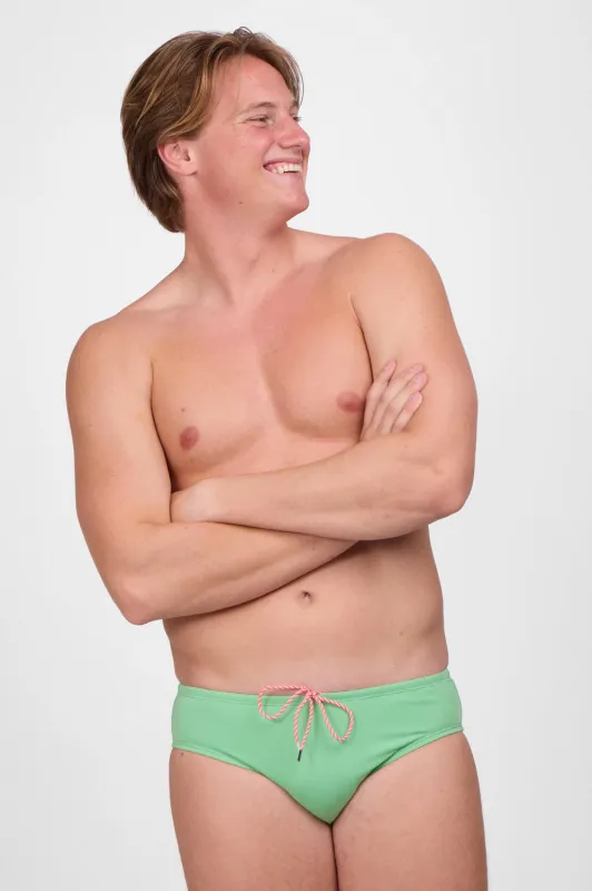 BROLYN Swim Brief - Green Apple sold by Jolyn