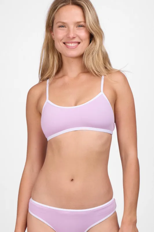 Jocelyn Bikini Top - Sour Grape Contrast sold by Jolyn