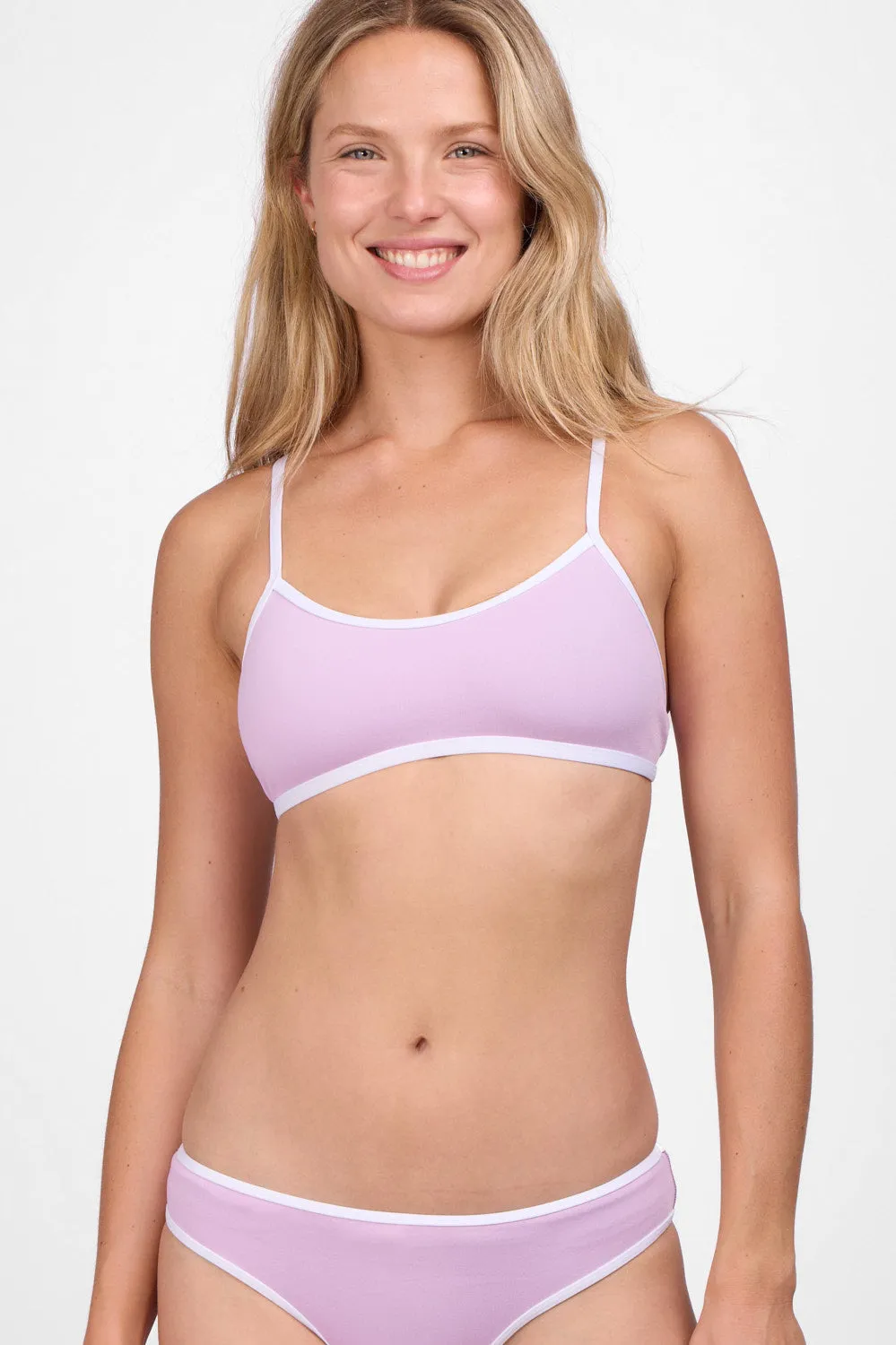 Jocelyn Bikini Top - Sour Grape Contrast sold by Jolyn