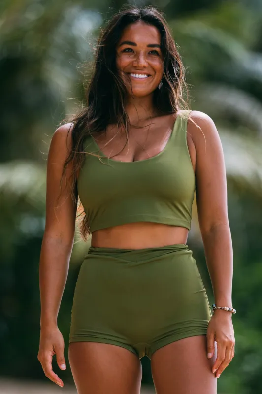 Mira Bikini Top - Kelp sold by Jolyn