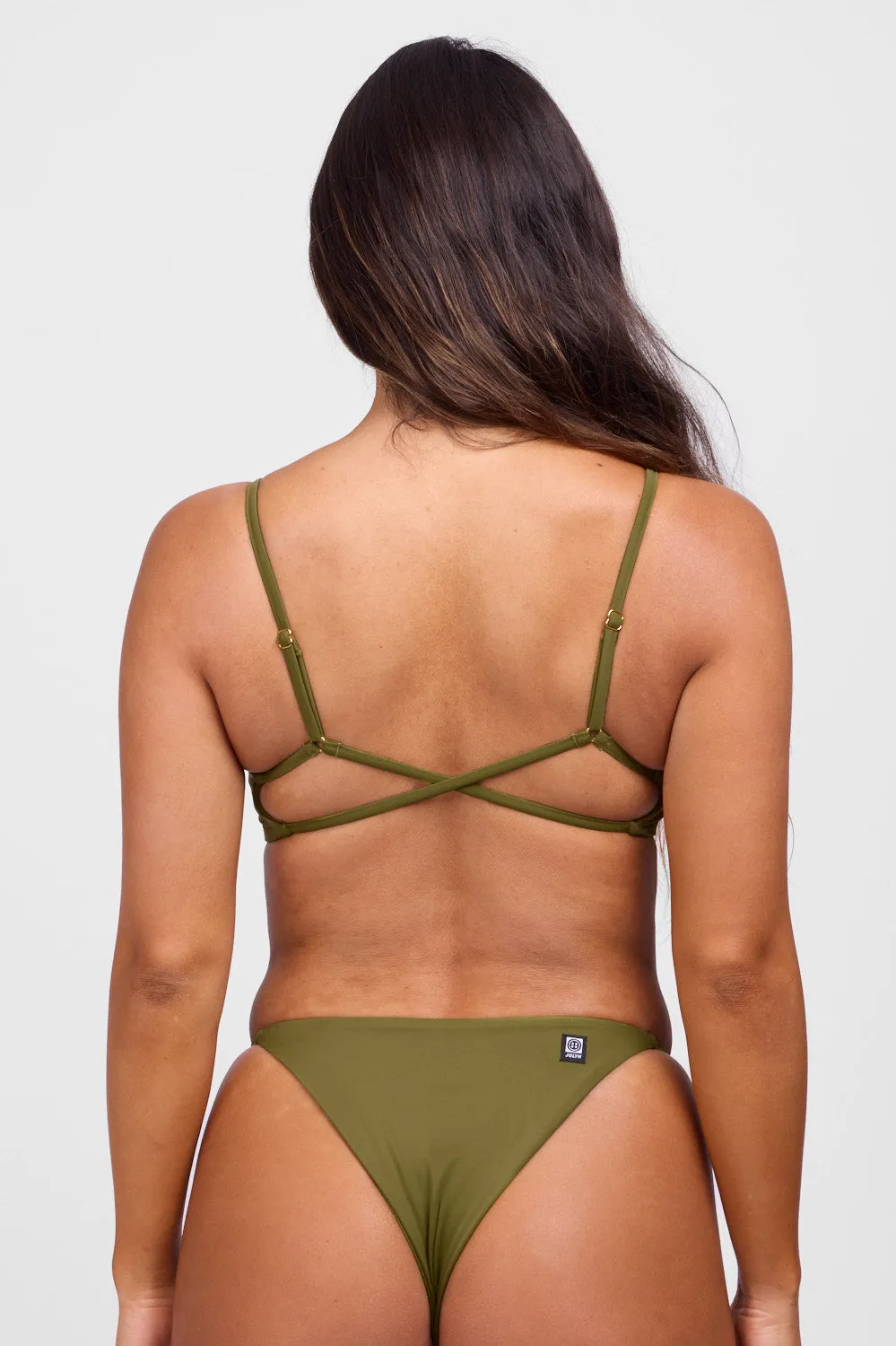 Julia Bikini Top - Kelp sold by Jolyn product image thumbnail 2