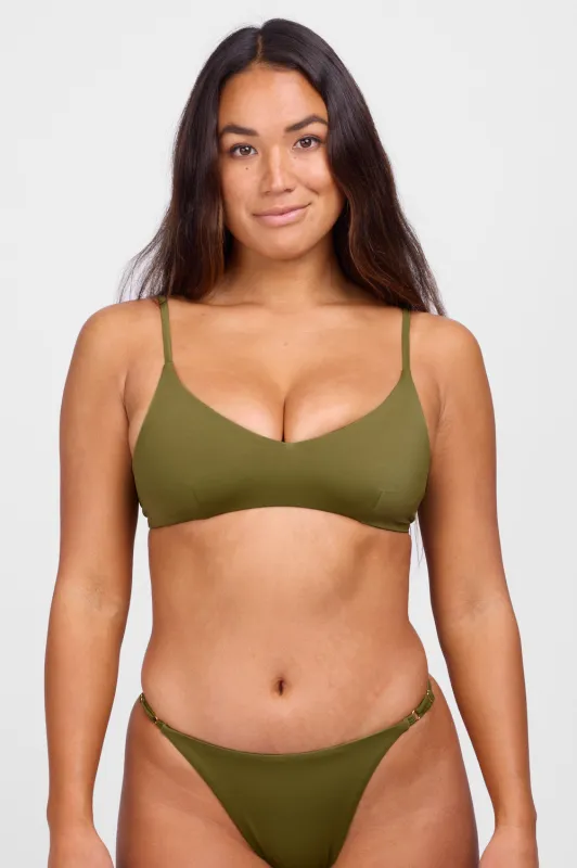 Julia Bikini Top - Kelp sold by Jolyn
