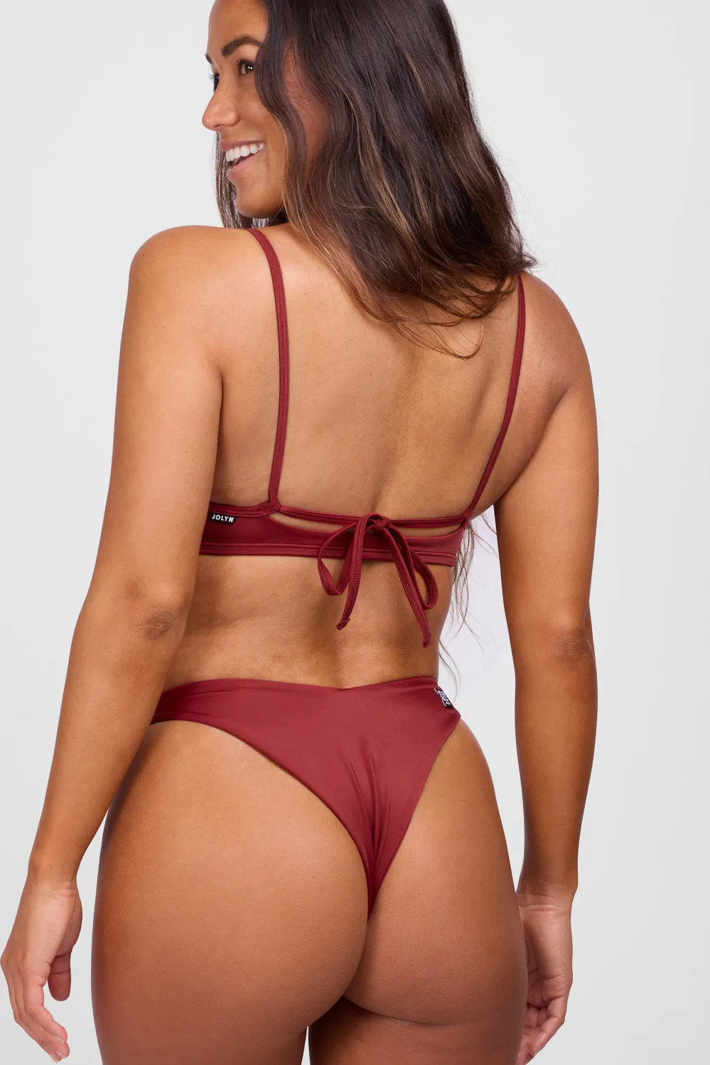Delphine Bikini Top - Garnet sold by Jolyn product image thumbnail 5
