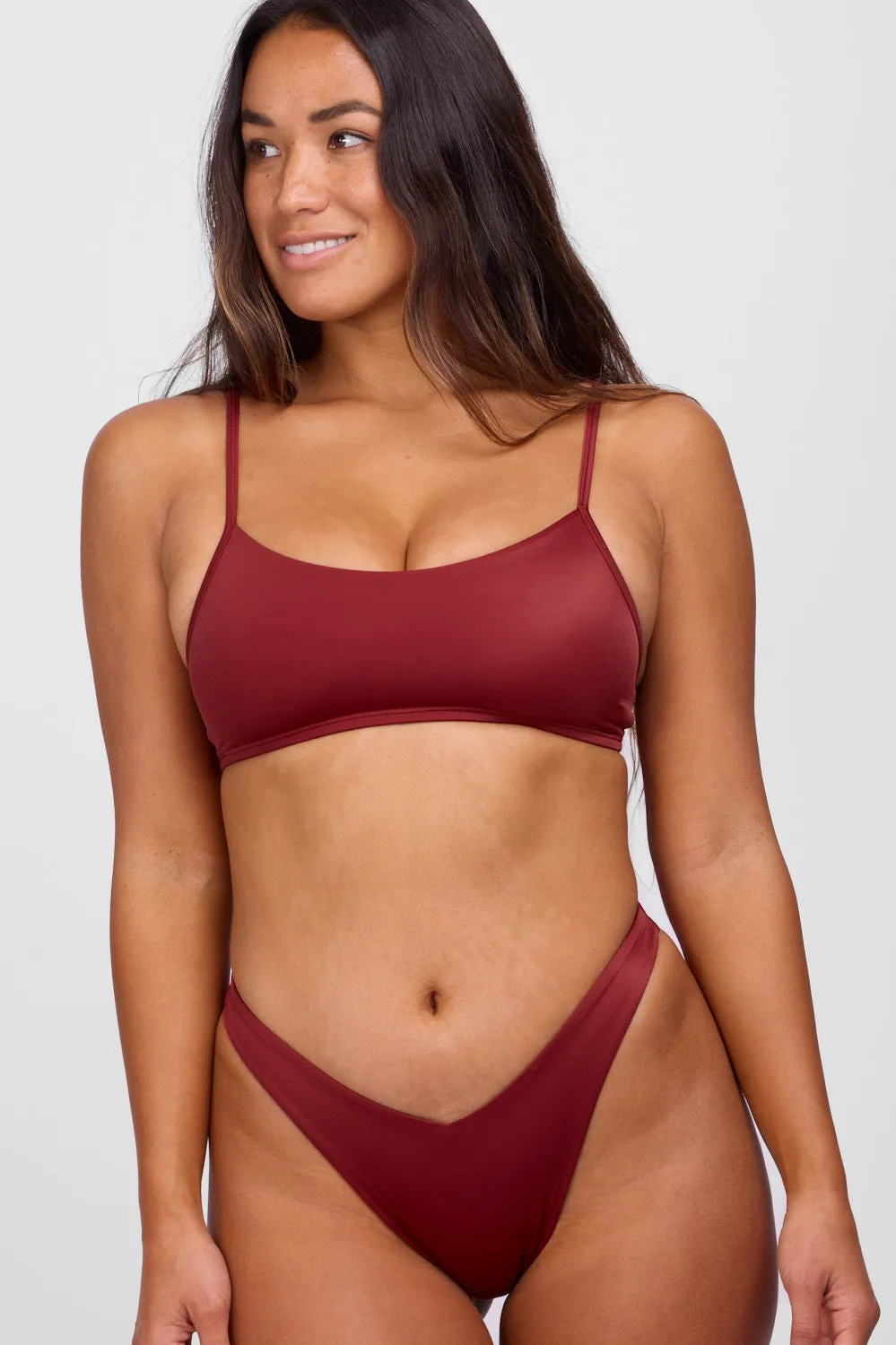 Delphine Bikini Top - Garnet sold by Jolyn product image thumbnail 4