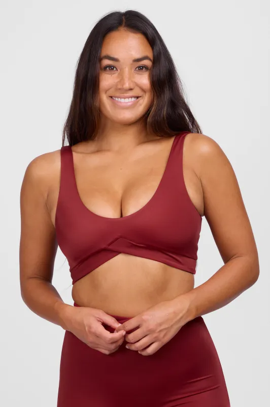 Cayla Bikini Top - Garnet sold by Jolyn