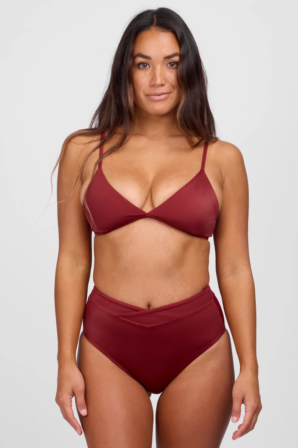 Elena Bikini Bottom - Garnet sold by Jolyn