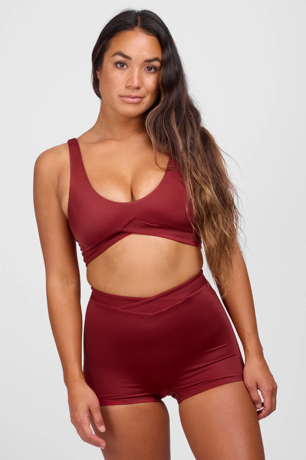 Chelsey Surf Short - Garnet sold by Jolyn