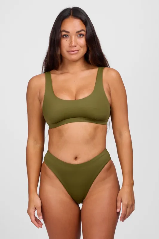 Layla Bikini Bottom - Kelp sold by Jolyn