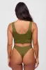 Jessica Bikini Bottom - Kelp sold by Jolyn
