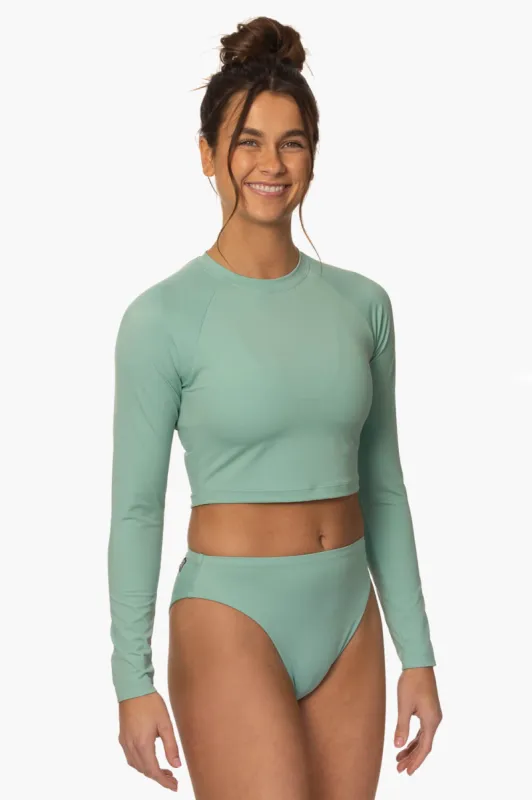 Moana Long Sleeved Crop Rashie - Newport sold by Jolyn