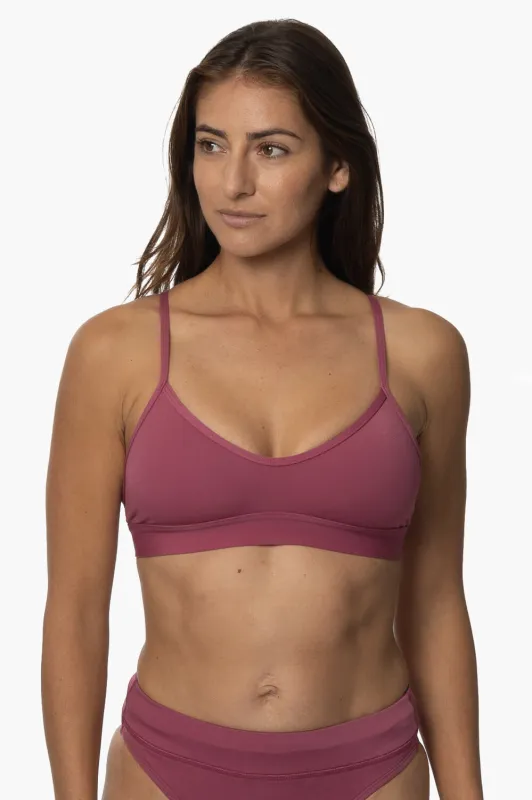 Mara Bikini Top - Plum sold by Jolyn