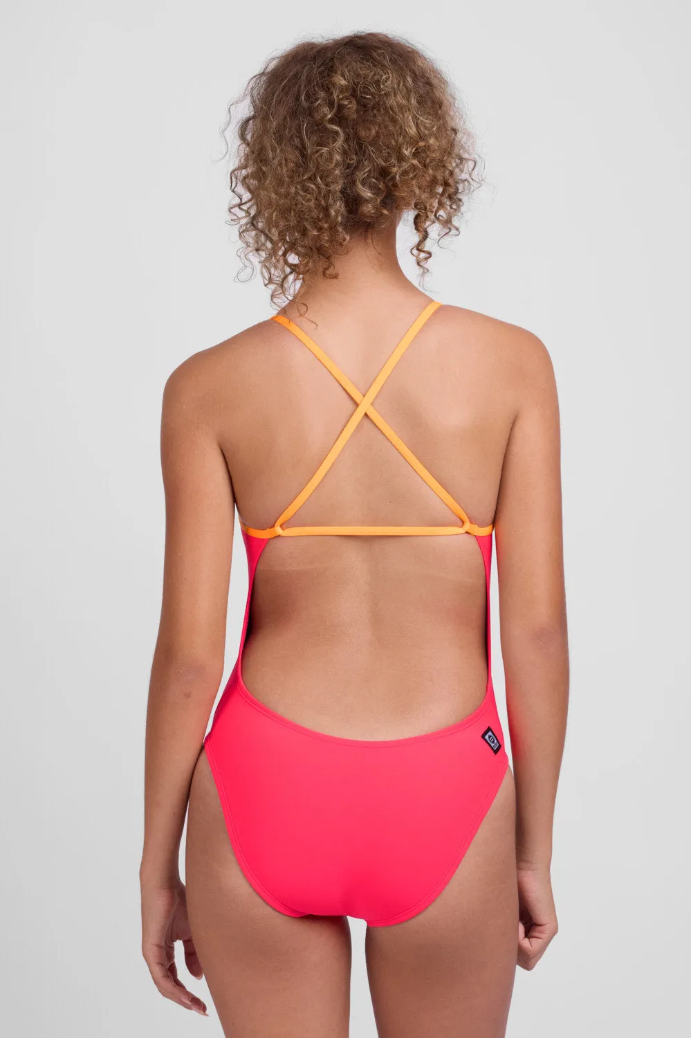 Brandon One Piece Swimsuit - Strawberry Contrast sold by Jolyn product image thumbnail 3