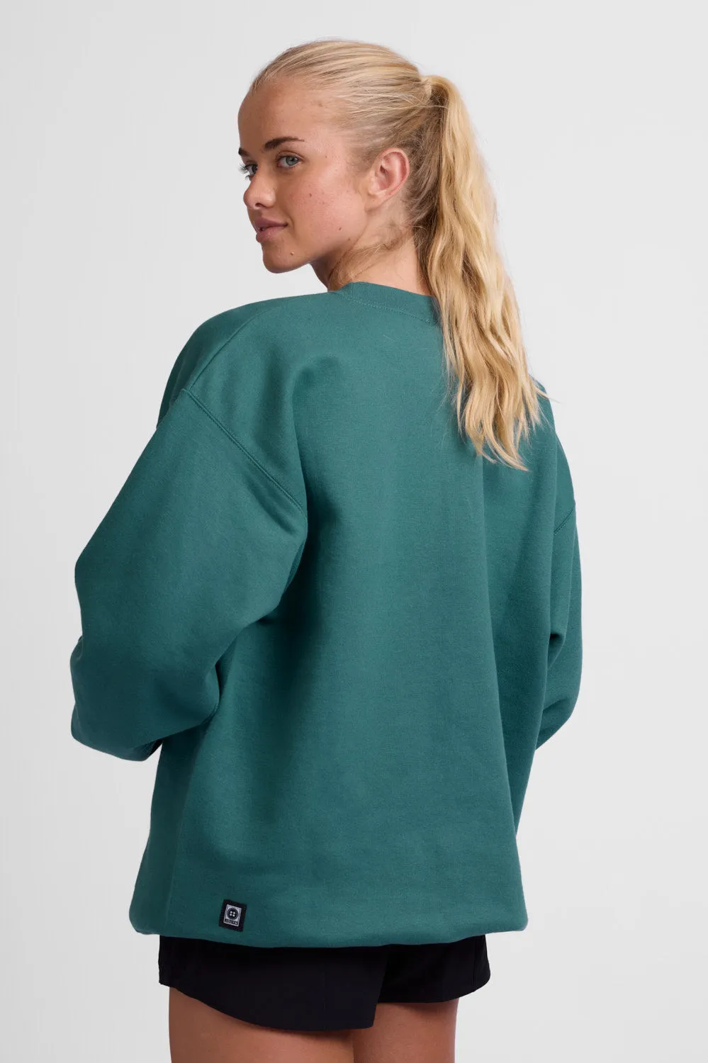 Roxanne Oversized Fleece Crewneck - Cactus sold by Jolyn product image thumbnail 4