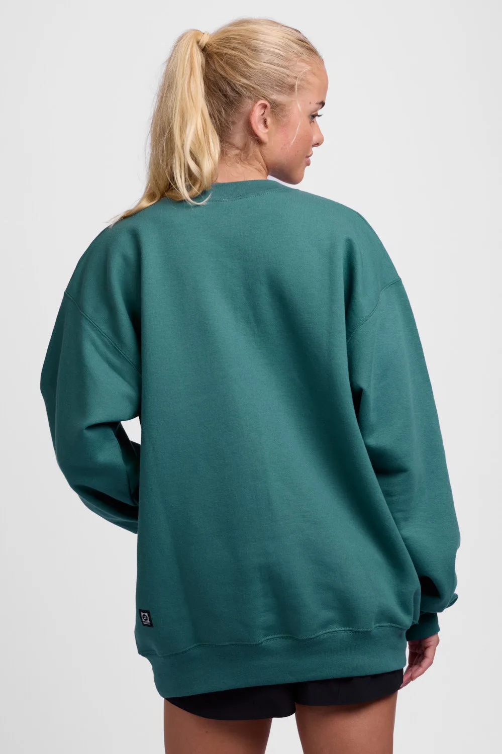 Roxanne Oversized Fleece Crewneck - Cactus sold by Jolyn product image thumbnail 2