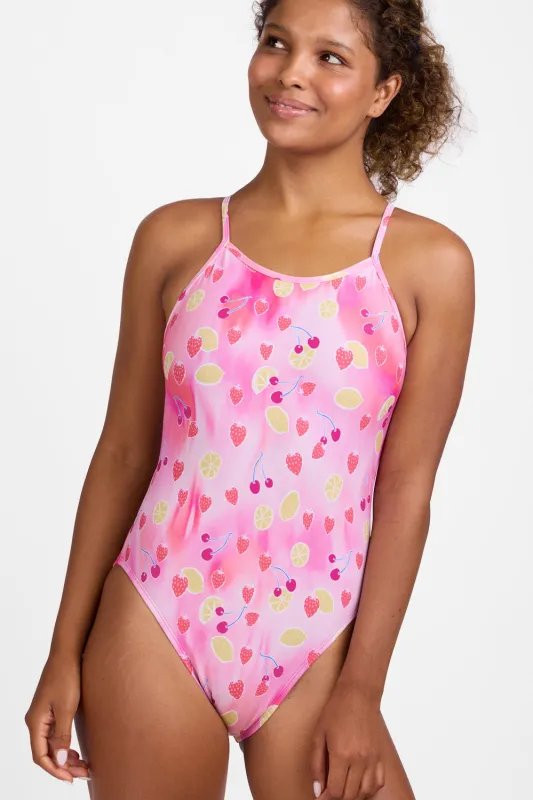 Jackson One Piece Swimsuit - Berry Zest sold by Jolyn