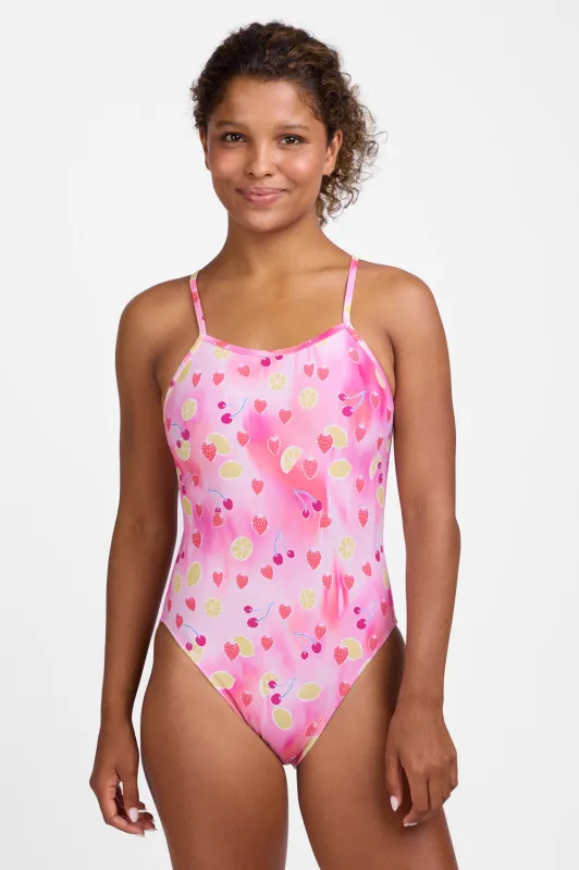 Brandon One Piece Swimsuit - Berry Zest sold by Jolyn