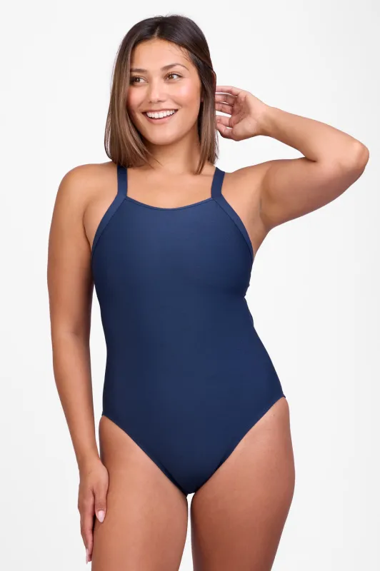 Rylee One Piece Swimsuit - Navy sold by Jolyn
