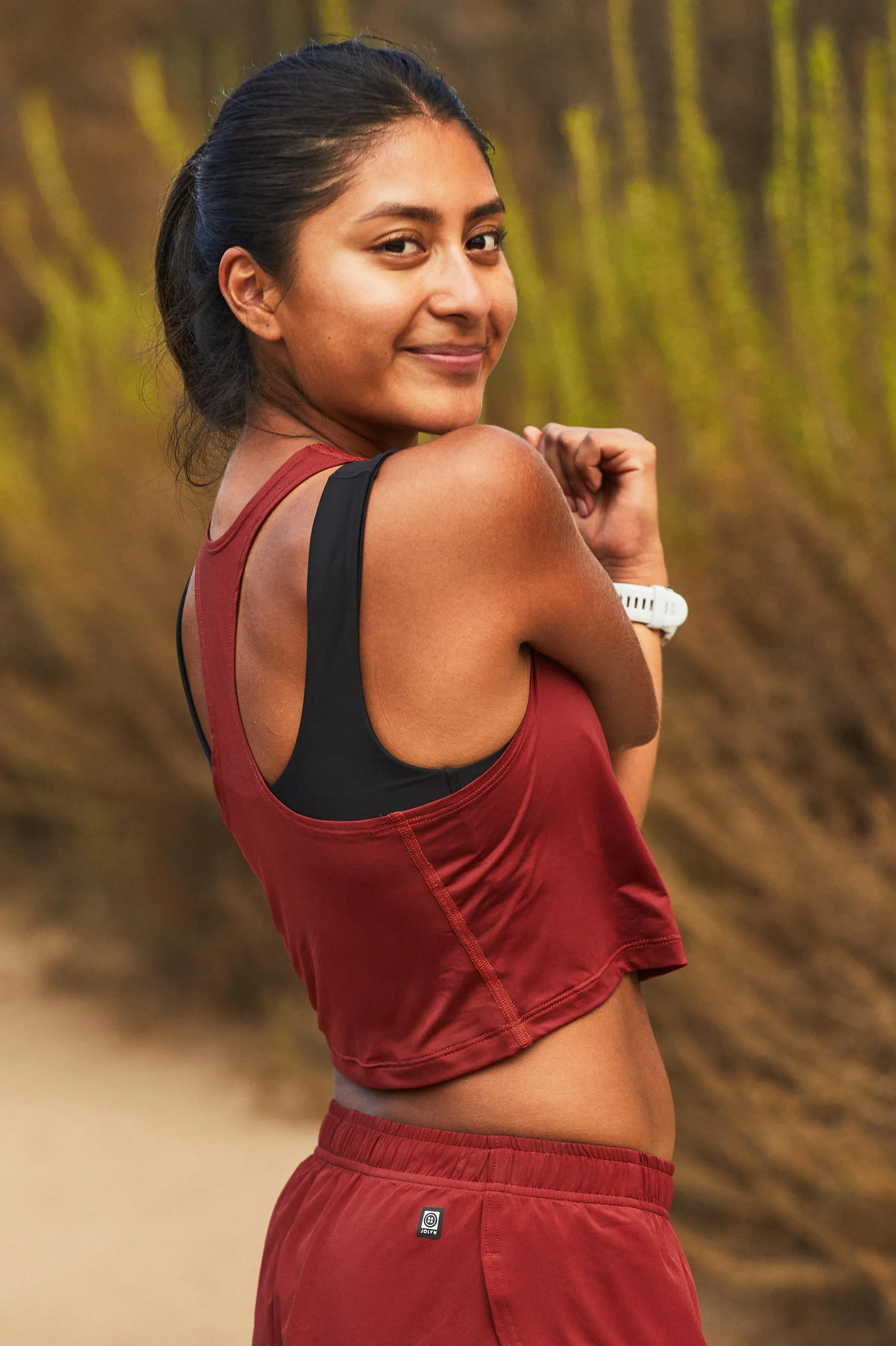 Allison Run Crop Singlet - Spice sold by Jolyn product image thumbnail 3